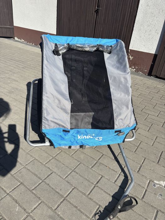Przyczepka rowerowa dwu osobowa