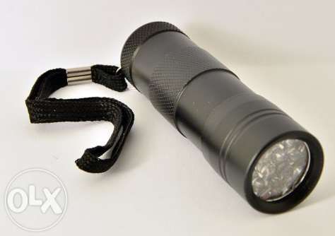 UV LED Flashlight Ultra Violet Black Light + AAA Adapter, 9 LEDs for Geocaching64297935915650120