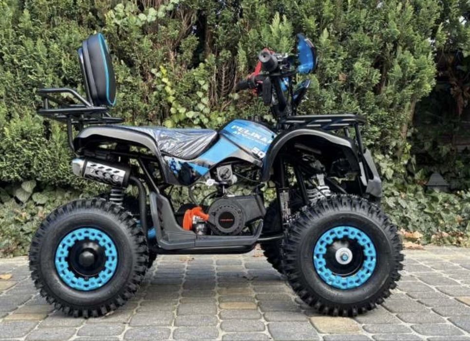 MINI QUAD Pelikan Torino 50CC Regulacja prędkości Oparcie Dostawa Raty