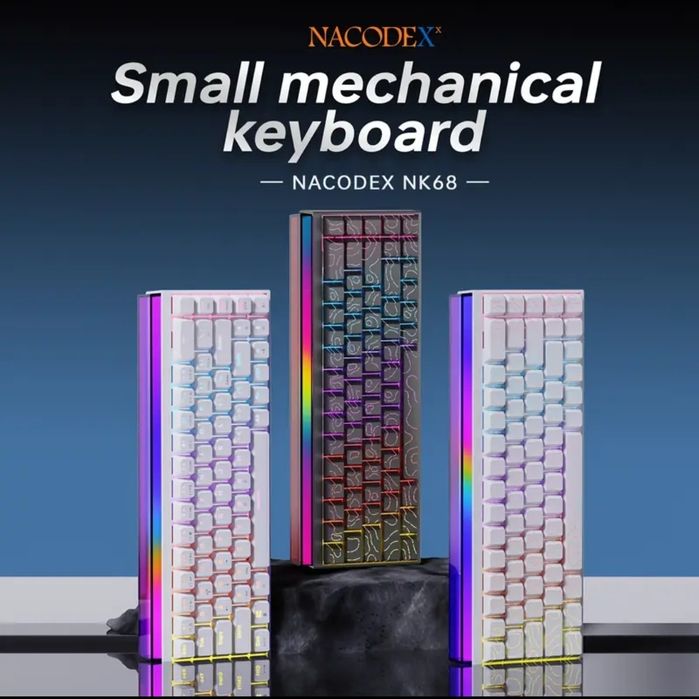 Ігрова механічна клавіатура AJAZZ NK 68 HOT SWAP