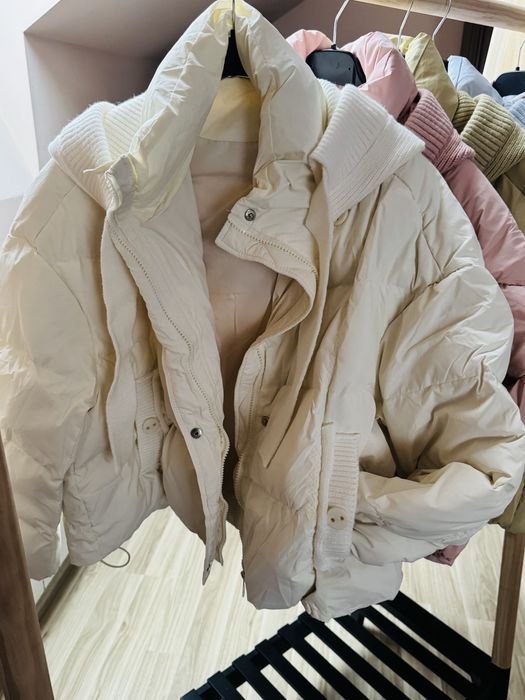 Kurtka puchowa wiosenna