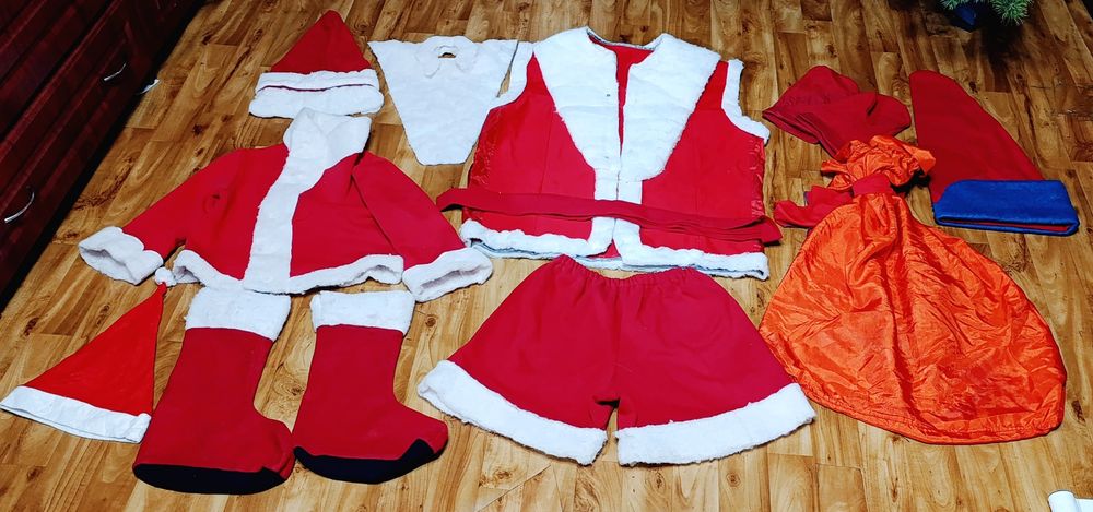 Новогодний костюм дед мороз