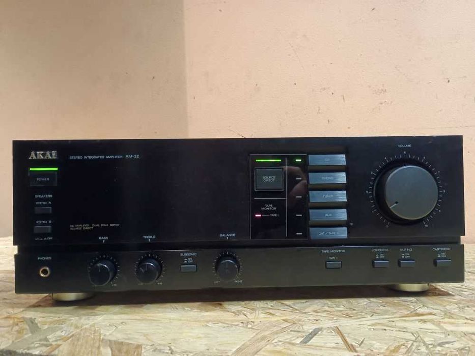 Japoński Klasyk! Wzmacniacz  AKAI AM-32 /2x50W / MM/MC /Gniazda Adaptor pod Korektor /Wysyłka!