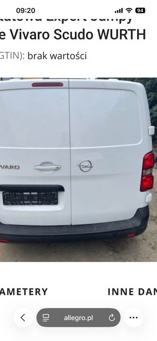 Zabudowa serwisowa warsztatowa Expert Jumpy Proace Vivaro Scudo WURTH
