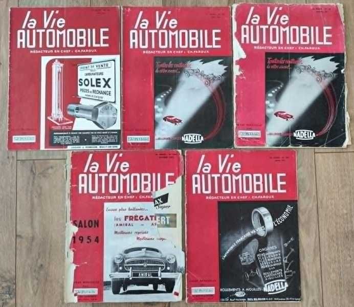 Czasopismo La Vie Automobile 1954