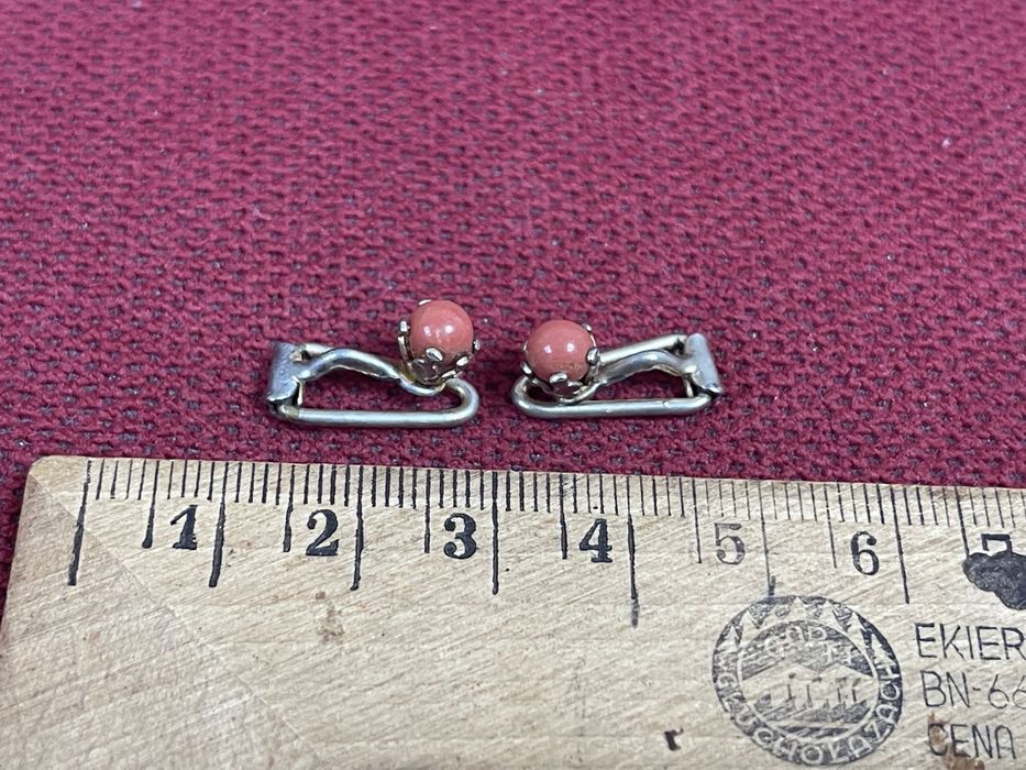 Stare Klipsy Biżuteria Prl