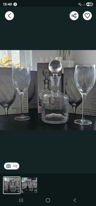 Kieliszki 6 szt. Krosno Splendor