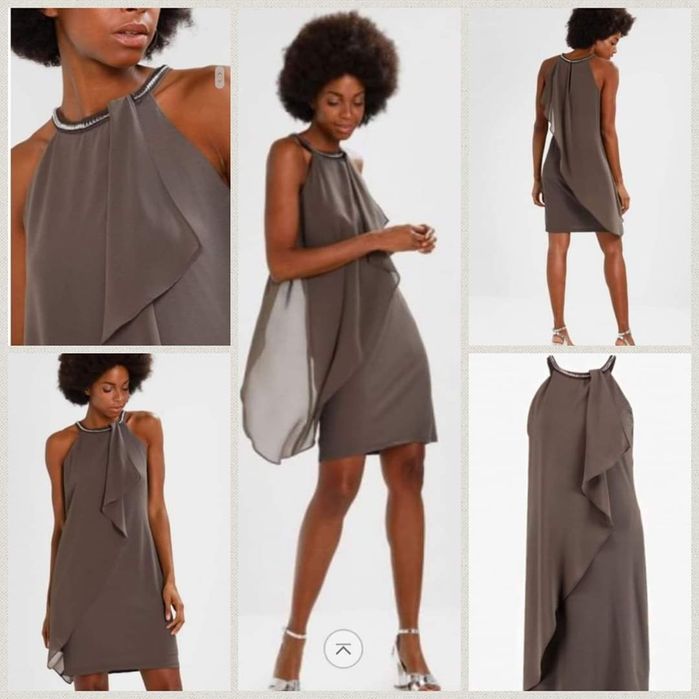 Nowa sukienka Esprit 38 M khaki