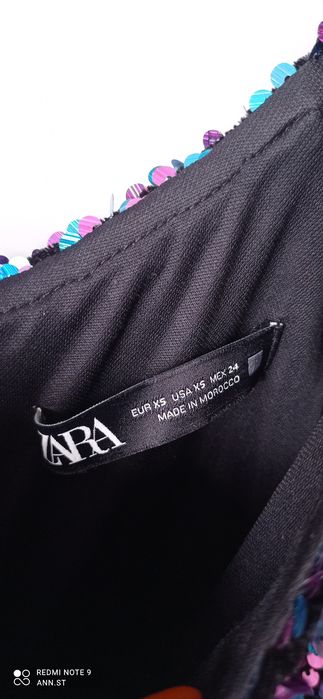 Sukienka cekiny ZARA XS