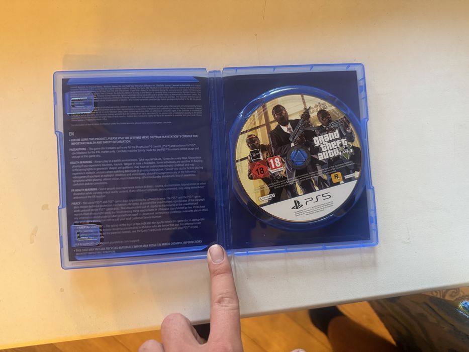 Диск GTA 5 Playstation 5