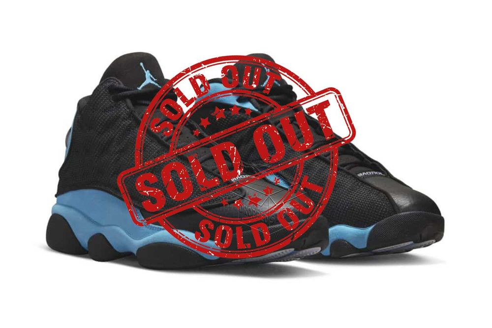 Nike AIR JORDAN 13 Black & University Blue | DJ5982–041