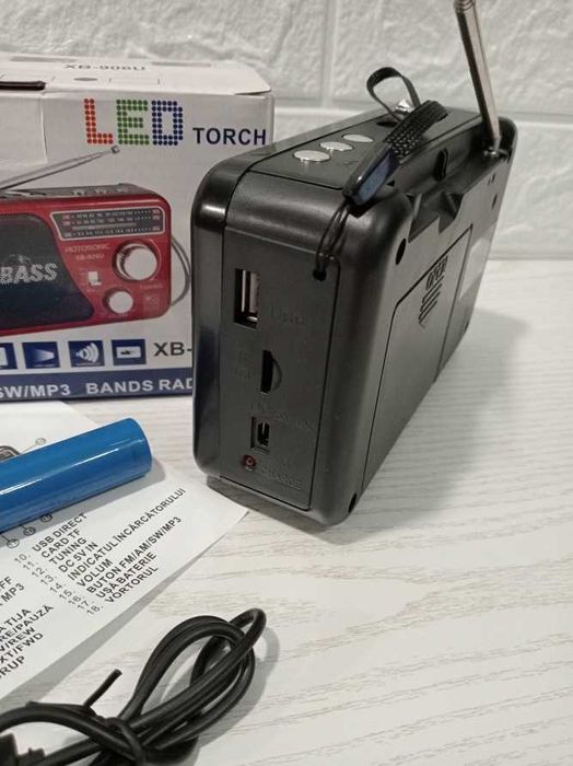 Радіо на акумуляторі Радіоприймач акумуляторний Радиоприемник