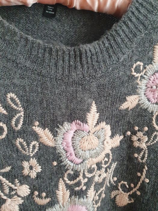 Sweter TOPSHOP szary
