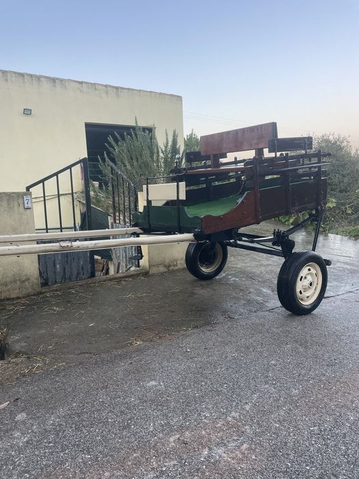 Charrete com travão ás duas rodas