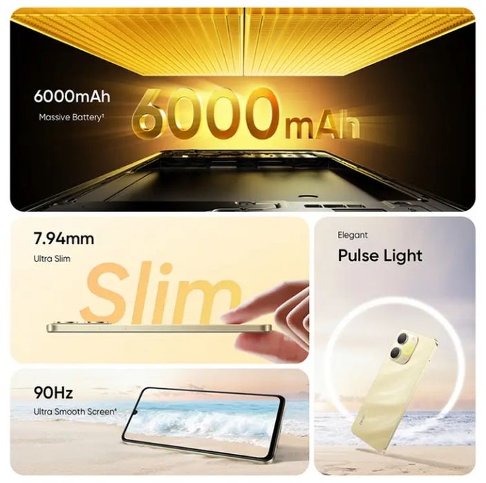 Realme Note 70T 4/128 Nowy Złoty