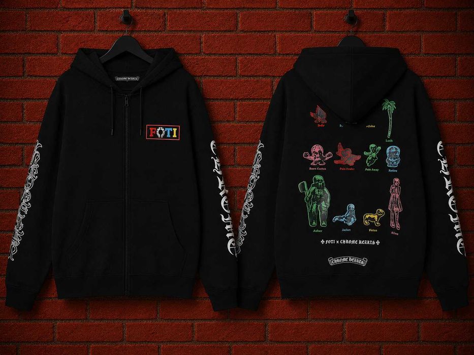 ‼️РОЗПРОДАЖ‼️ Зіп-худ Chrome Hearts, зипка хром хартс/ зіппер/ зіпка /кофта