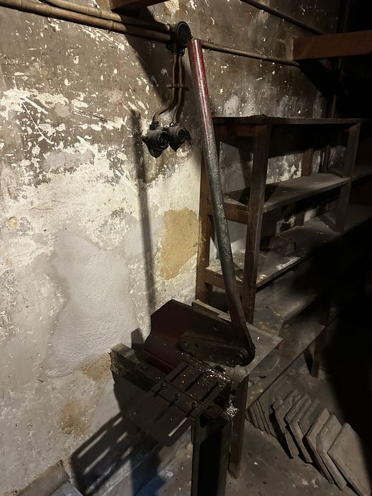 Guilhotina  para chapa antiga