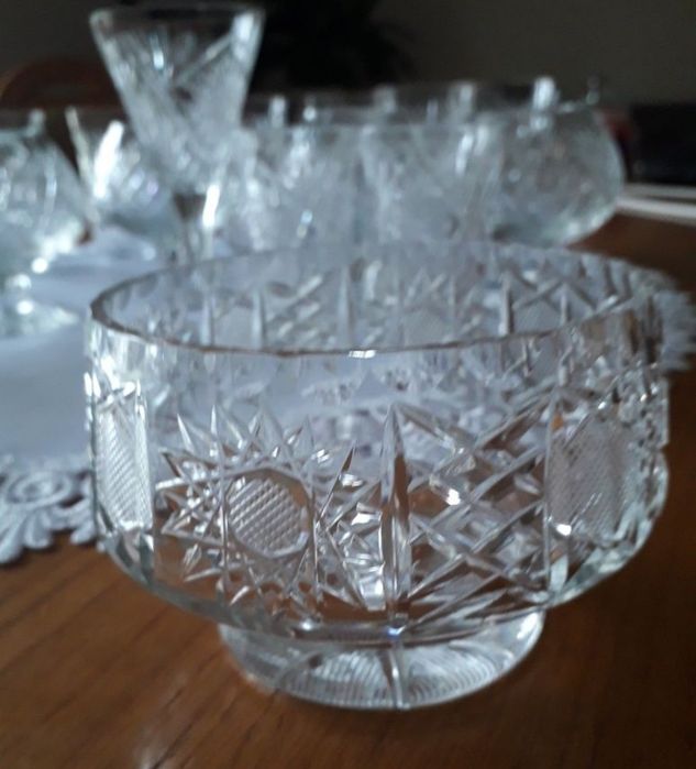 Cukierniczka kryształ z  prl-u