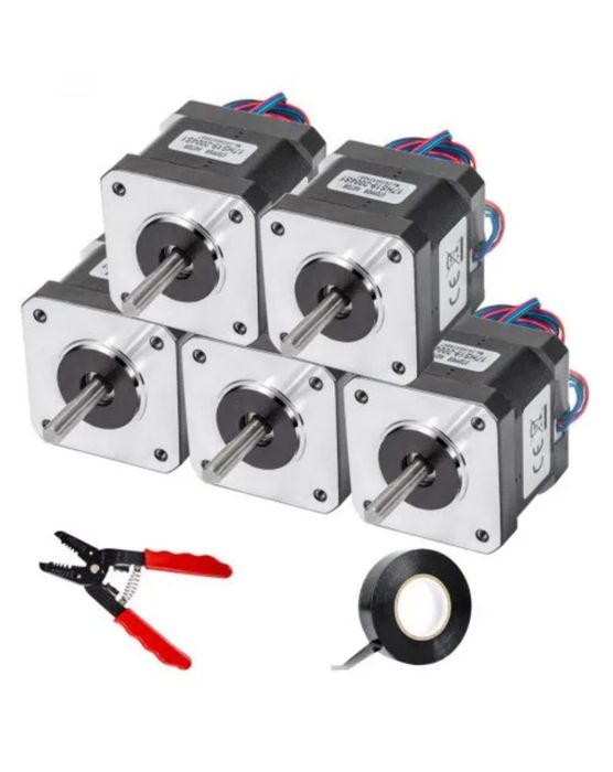 Комплект крокові двигунів Nema17,для чпу та 3д принтер