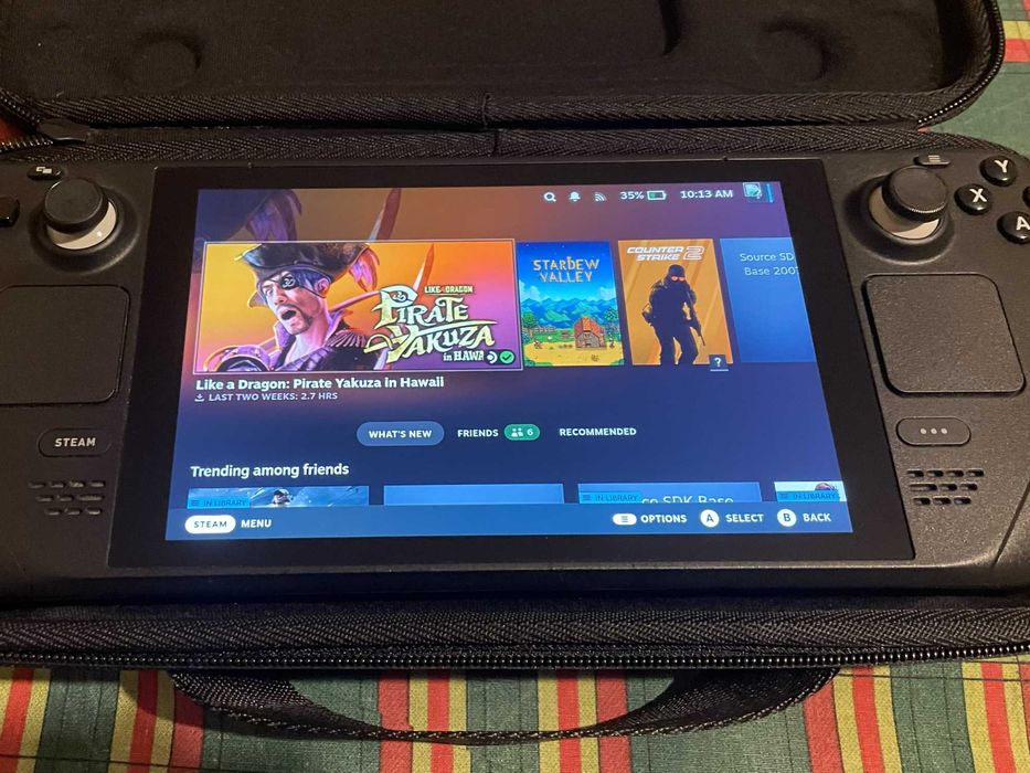 Steam Deck LCD 1Tb + cartão SD 256Gb