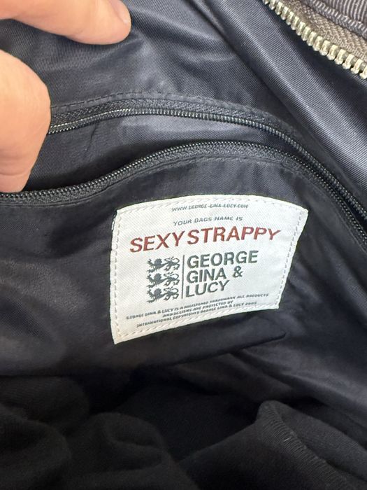 George Gina Lucy GGL ггл сумка Sexy Strappy шоколадна