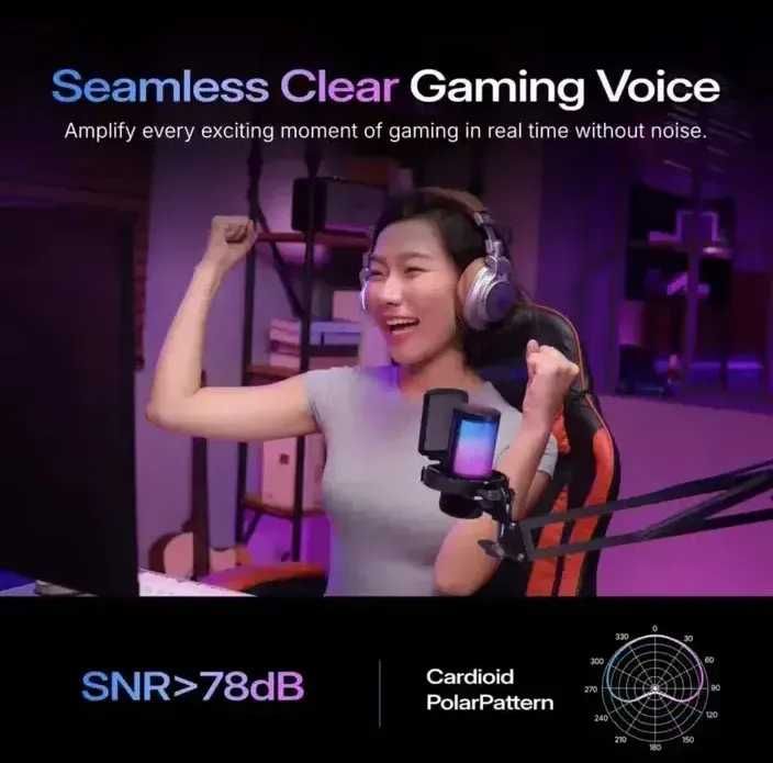 Maono DGM20S – Mikrofon dla Gracza i Twórcy + Statyw