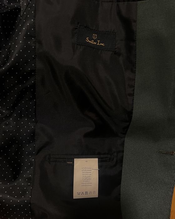 Fato Slim Fit Verde Azeitona Suits Inc