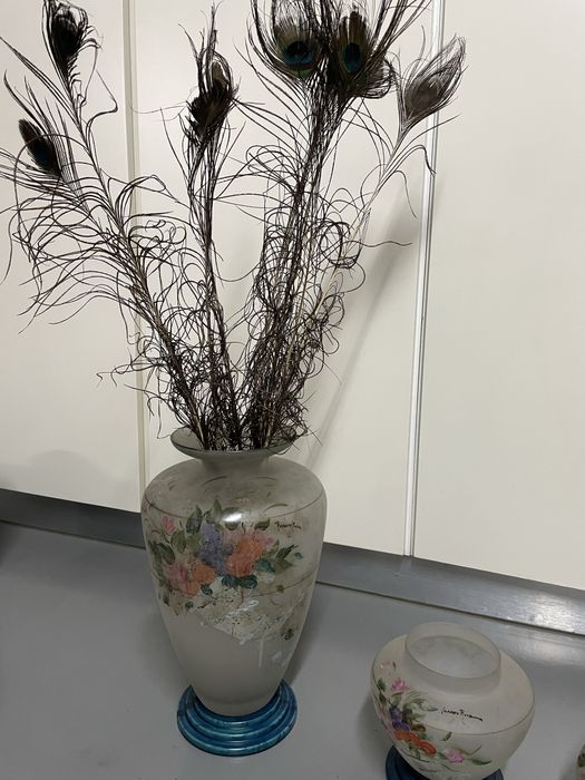 Peças de decoração pintadas á mão