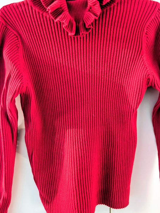 Sweter golf Next z pięknym wykonczeniem r. 128-134!