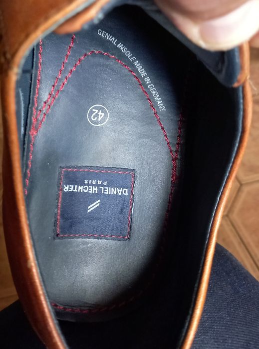 Pantofle skorzane Daniel Hechter 42