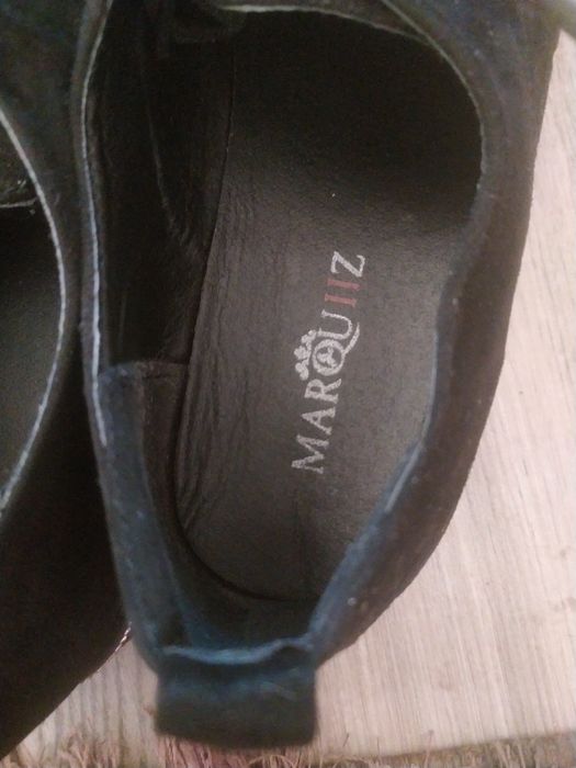 Buty sznurowane pantofle wiosenne jesienne trzewiki zamszowe 40