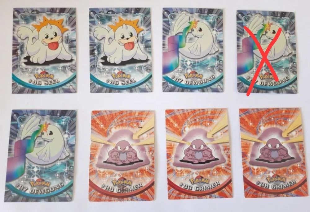 Cartas pokemon topps series 2 - anuncio 1/2 - venda à unid