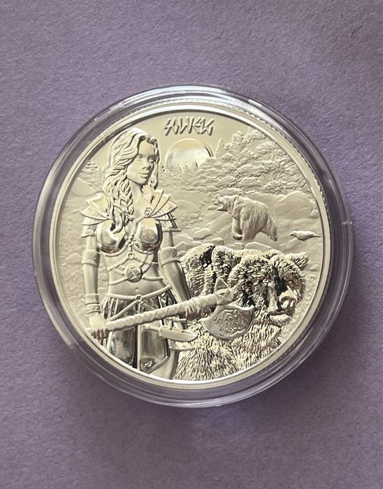 Валькириии  -  серебряная  монета