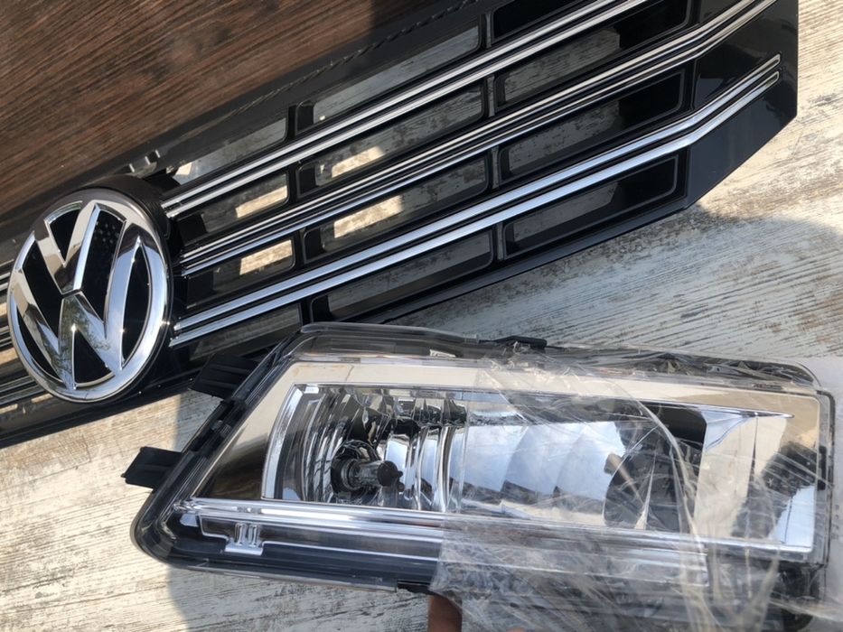 VW Volkswagen Passat B7 USA комплект решеток в бампер. Туманки , птф,