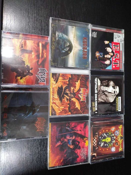 CD диски Російських рок-гуртів та виконавців,завод,нові(ліцензія).