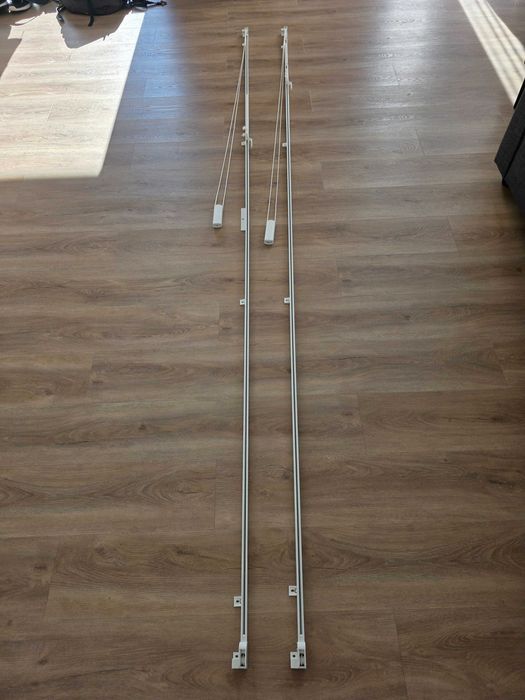 Calhas Cortinas Brancas - Excelente Estado