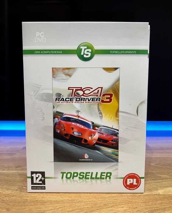 ToCA Race Driver 3 (PC PL 2005) slipcase BOX polskie wydanie TopSeller