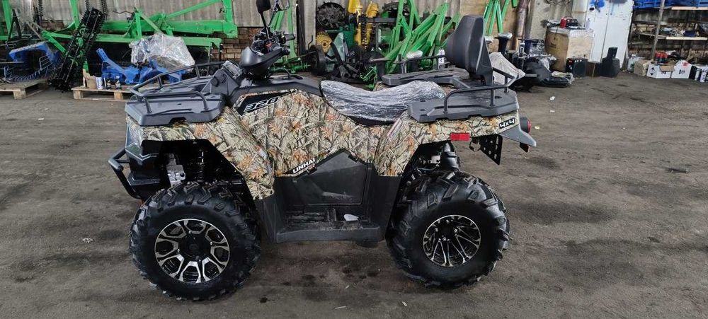 Квадроцикл LINHAI F 320 інжектор камуфляж 4х4 Доставка Кредит