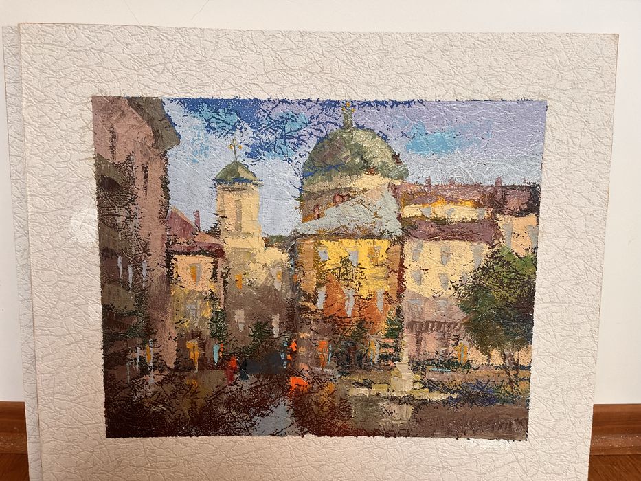 Картина Леоніда Ковриги. Площа Ринок.