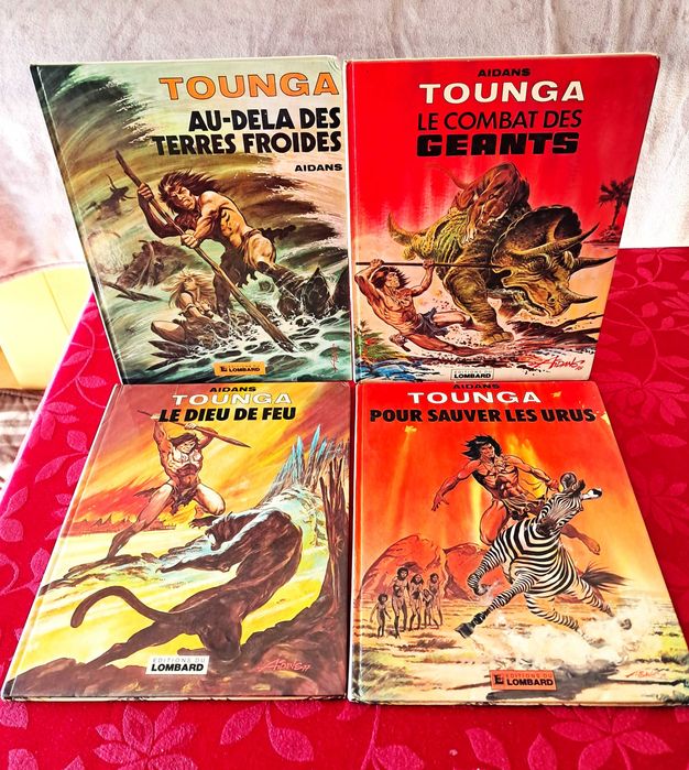 Livros BD - Tounga de Édouard Aidans (Edição em francês)