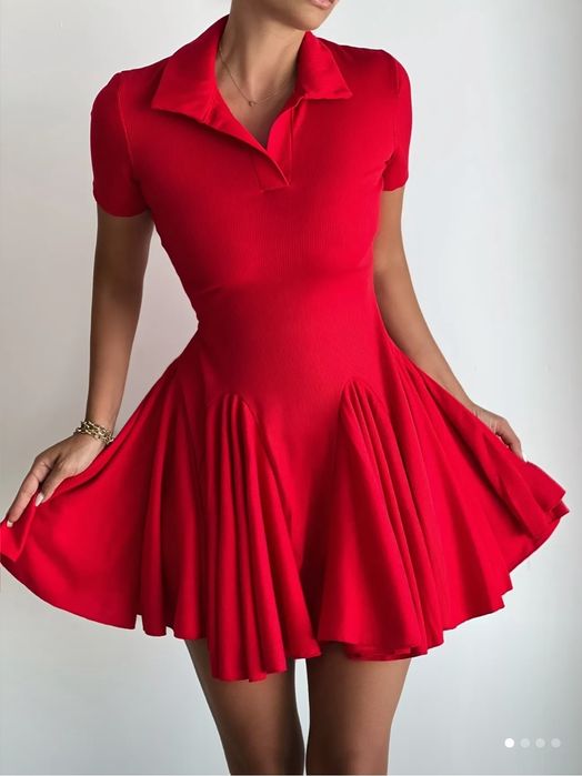 Плаття  на літо червоне