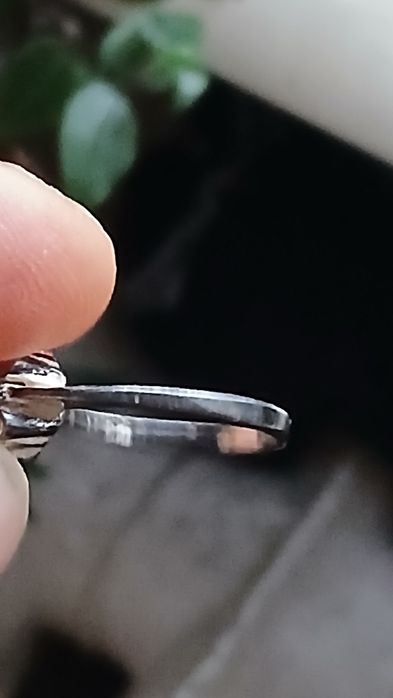 Pierścionek srebro 925 opal rozmiar 13