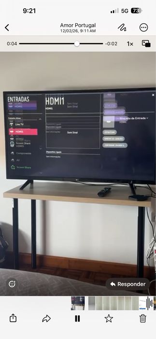 Oportunidade smart TV LG 49 polegadas para arranjar