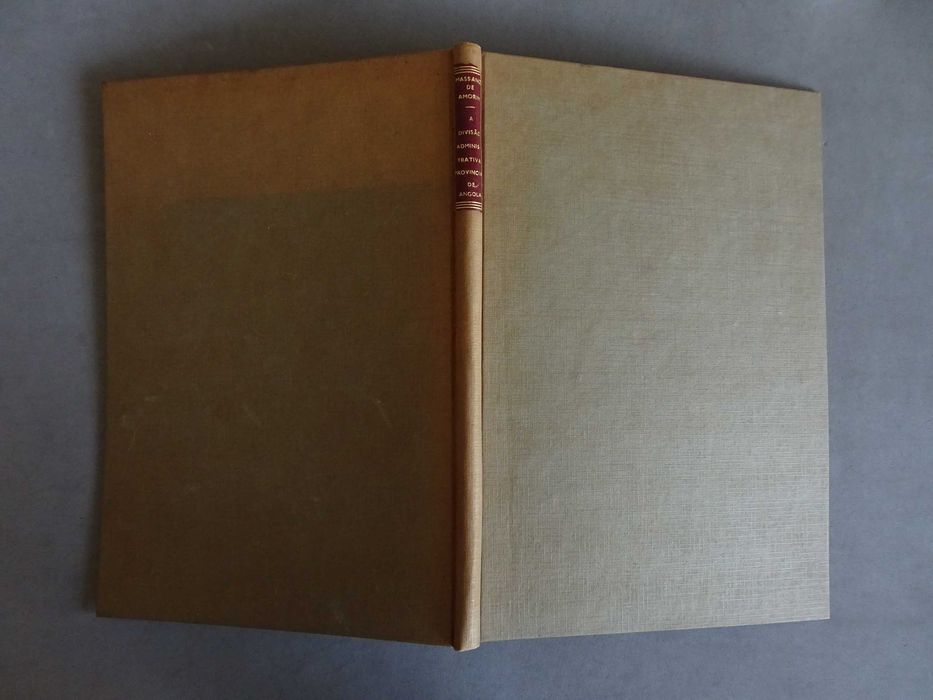 Livro Massano de Amorim A divisão administrativa província Angola 1917