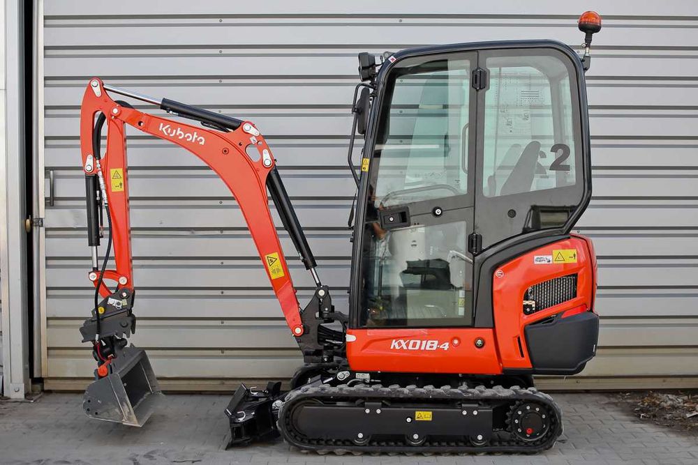 Wynajem minikoparka koparka Kubota KX 18 1,8t wynajem narzędzi