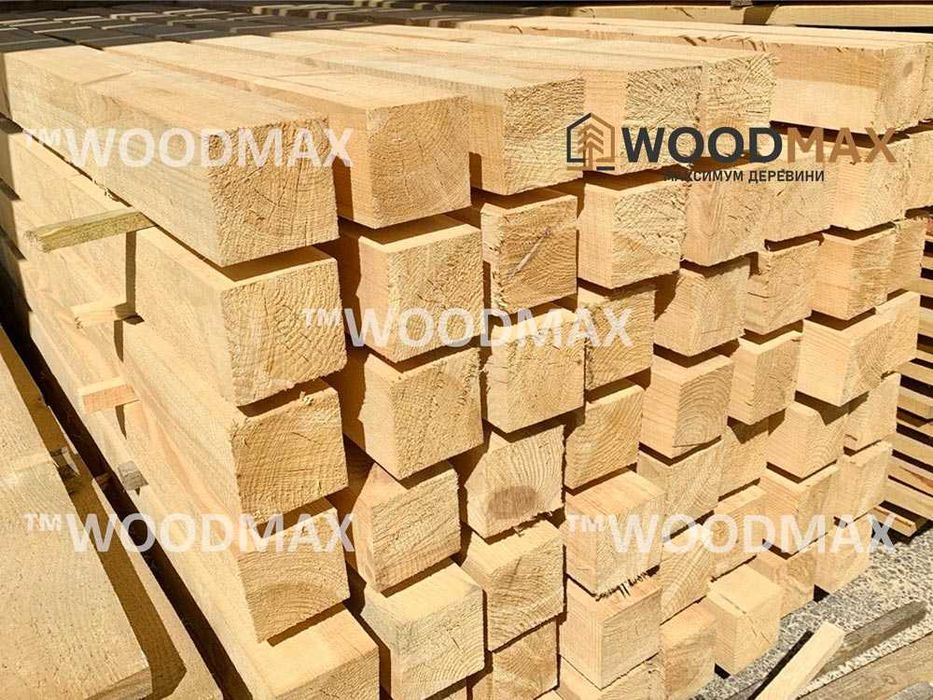 Пиломатеріали брус 50х200х6, кроква, дошка, вагонка, балка з доставкою