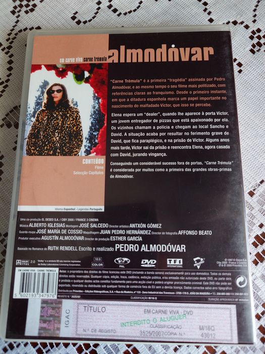 Carne tremula dvd