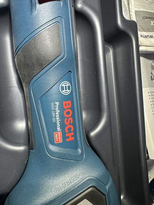 Акумуляторна пряма шліфувальна машина Bosch GGS 18 V-LI + L-BOXX