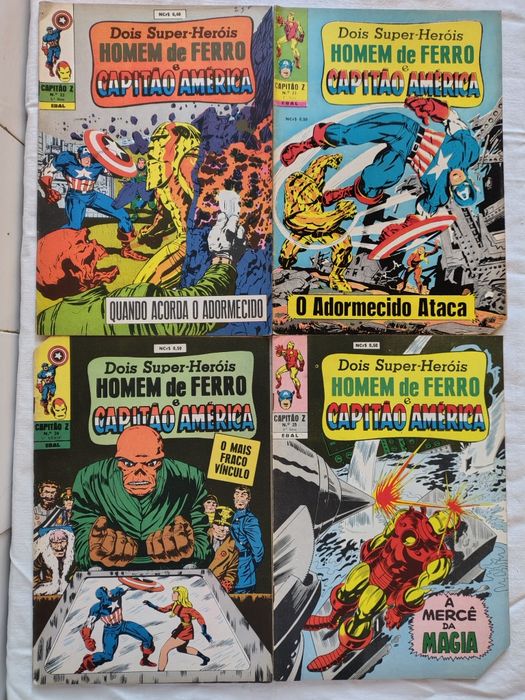 21 Revistas, Capitão América & Homem de Ferro (EBAL) - Banda Desenhada