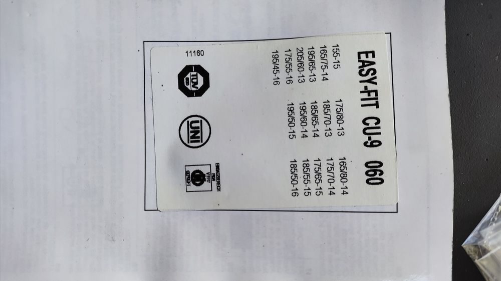 Łańcuchy śniegowe Thule Easyfit CU9  (aktualne KONIG)